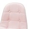 Baxton Studio Kabira Contemporary Glam and Luxe Blush Pink Velvet Fabric and Gold Metal Swivel Office chair 219-11912-ZORO - alternate 5